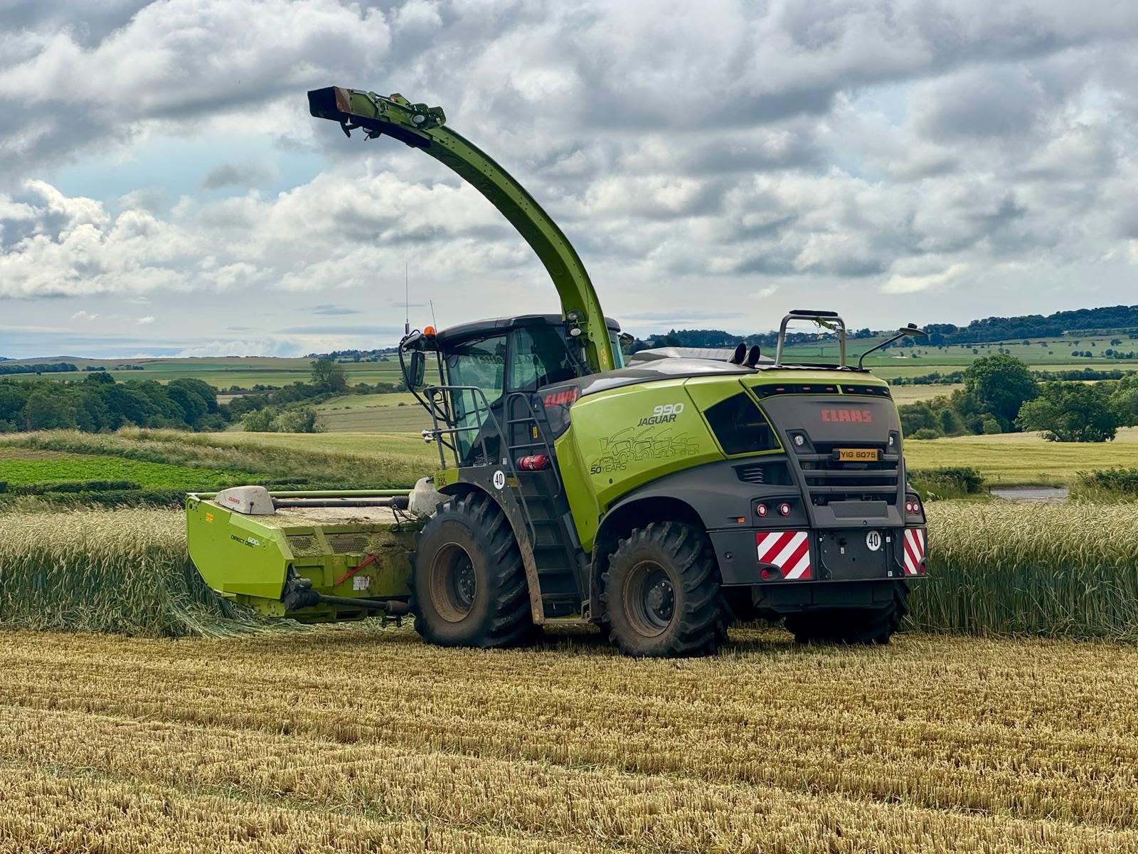 Forage harvester and agricultural machinery